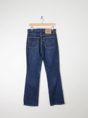 Blue Vintage Levis Boot Cut 28W/32L 525s - The Harlequin