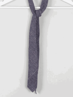 Blue Vintage Tweed Tie - The Harlequin