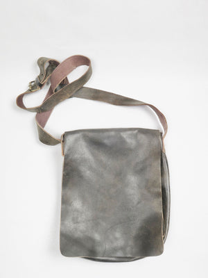 Brown Leather Messenger Bag - The Harlequin