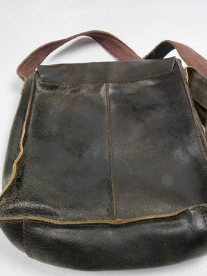 Brown Leather Messenger Bag - The Harlequin