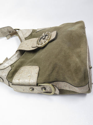 Canvas Large Vintage Guess Bag - The Harlequin
