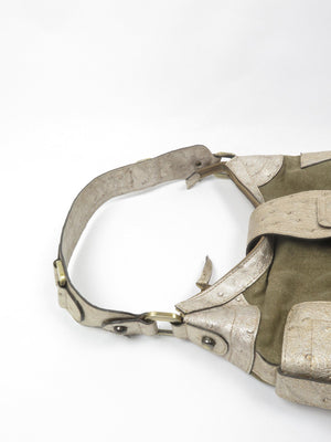 Canvas Large Vintage Guess Bag - The Harlequin