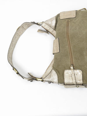 Canvas Large Vintage Guess Bag - The Harlequin