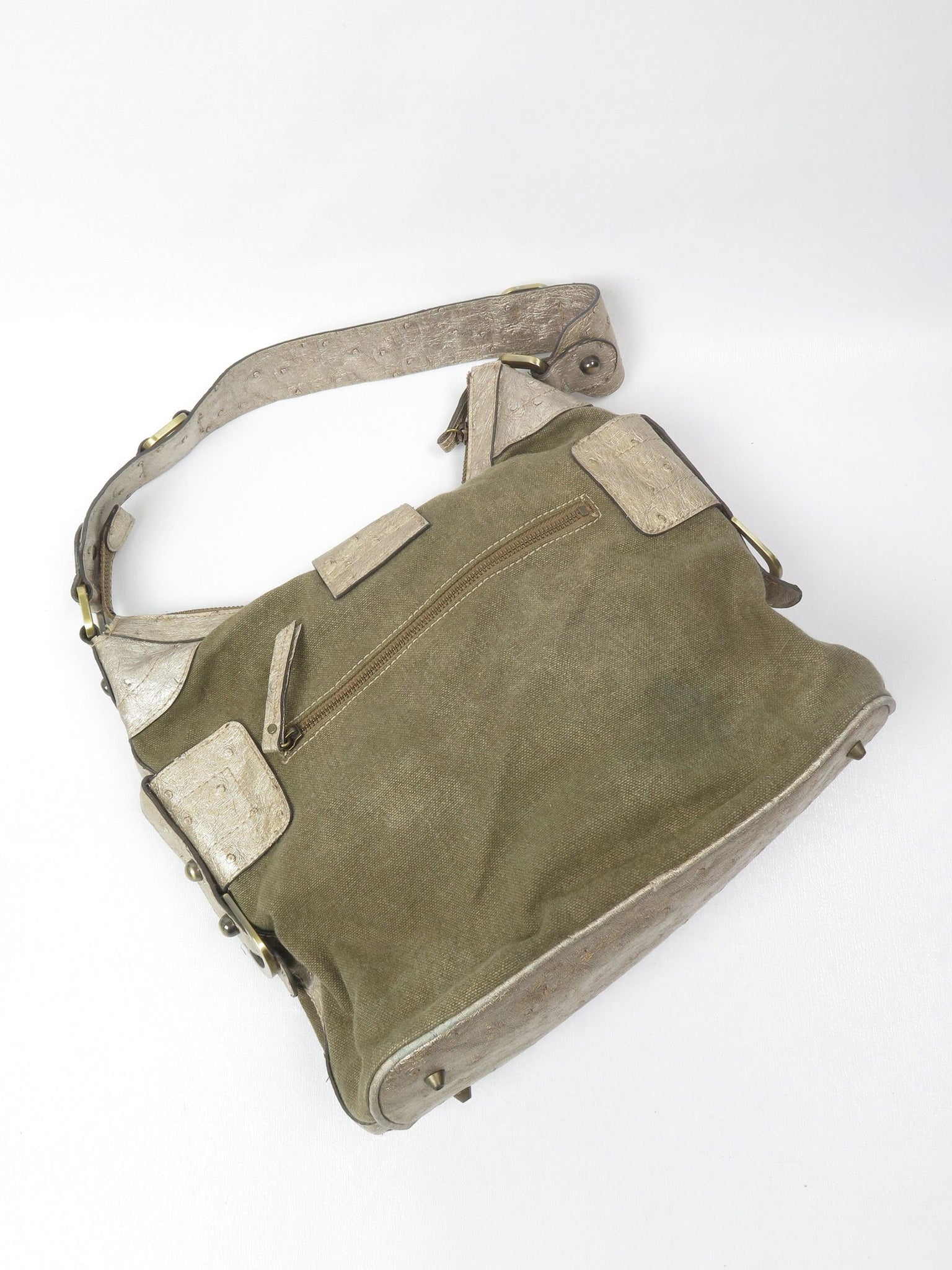 Canvas Large Vintage Guess Bag - The Harlequin
