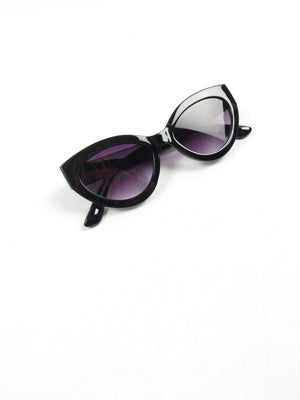 Cat Eye Angled Sunglasses - The Harlequin