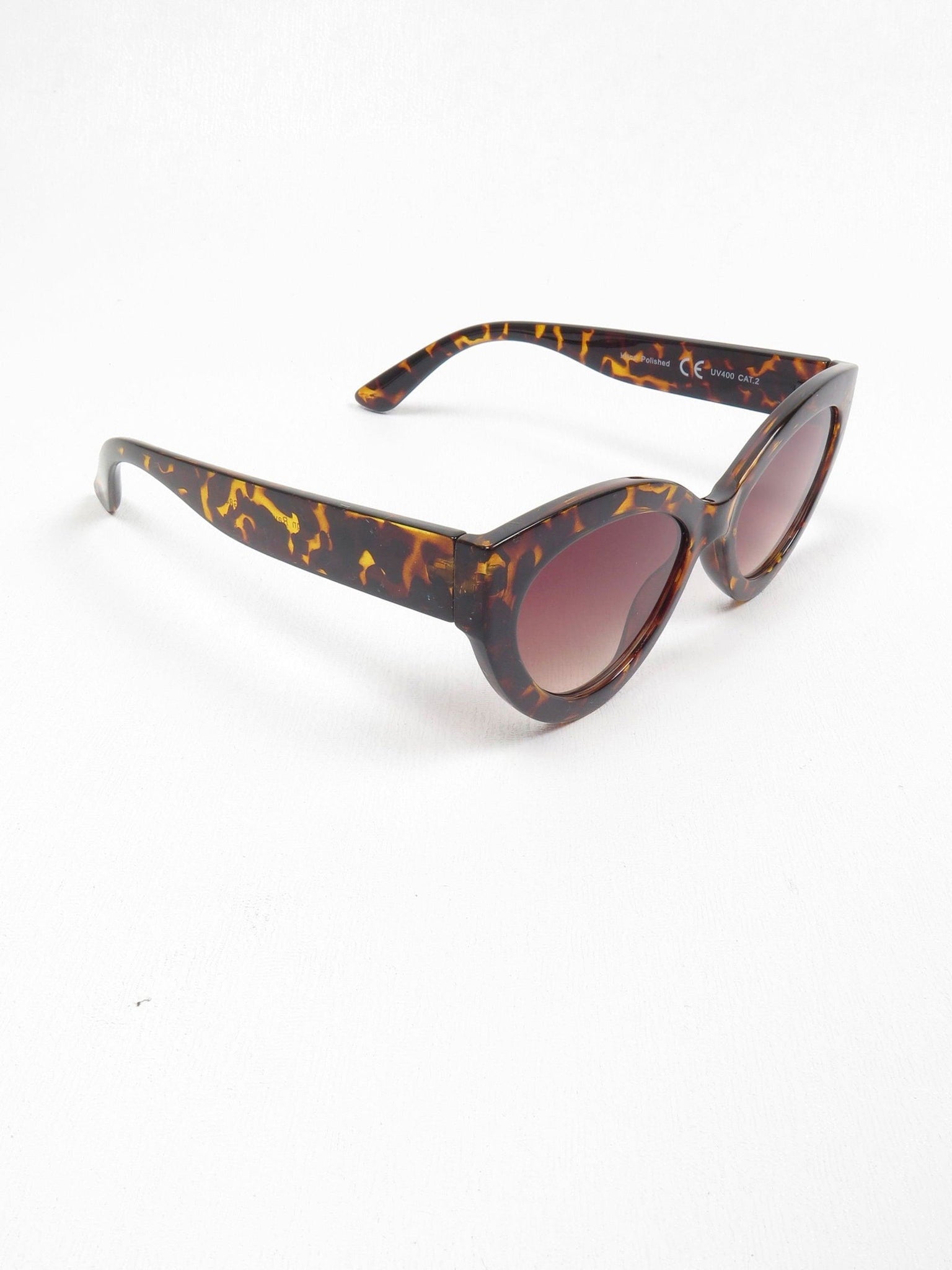 Cat Eye Angled Sunglasses - The Harlequin