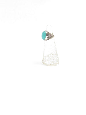 Chalcedony & Silver Ring - The Harlequin