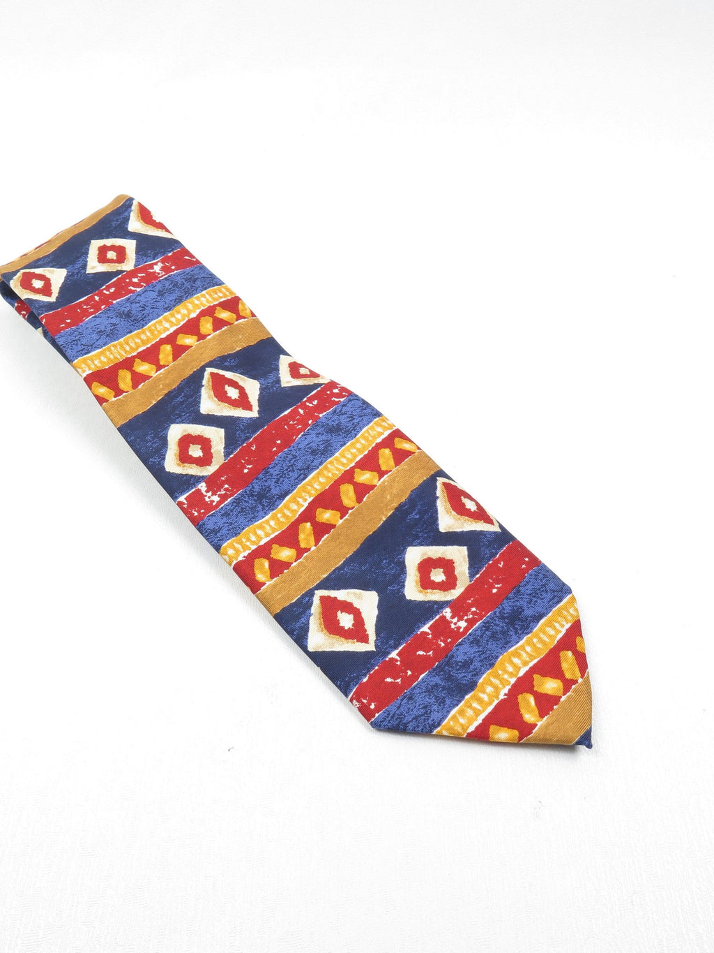 Colourful Vintage Silk Tie - The Harlequin
