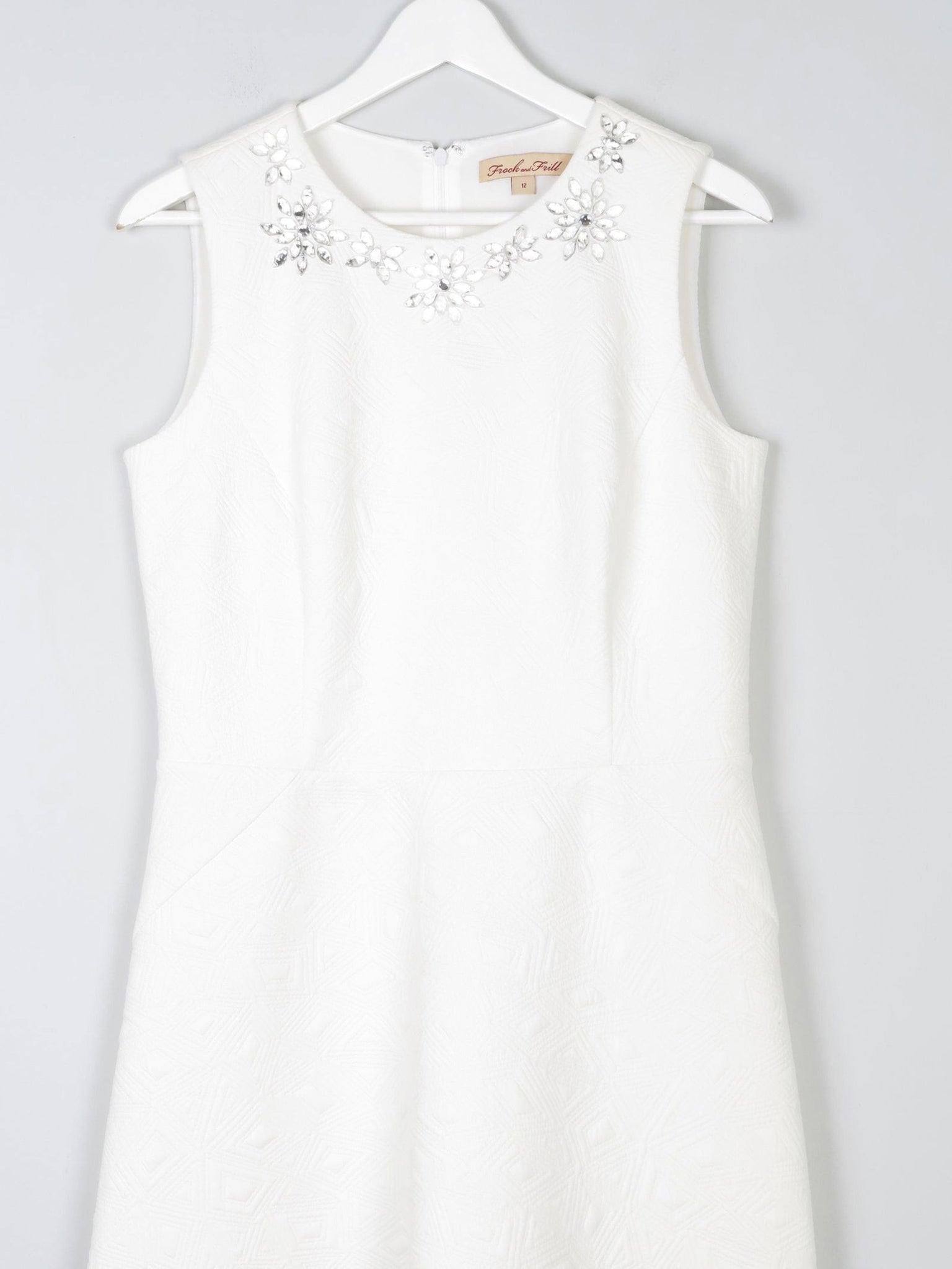 Cream Retro Vintage Style 1960s Short Wedding Dress 12 - The Harlequin