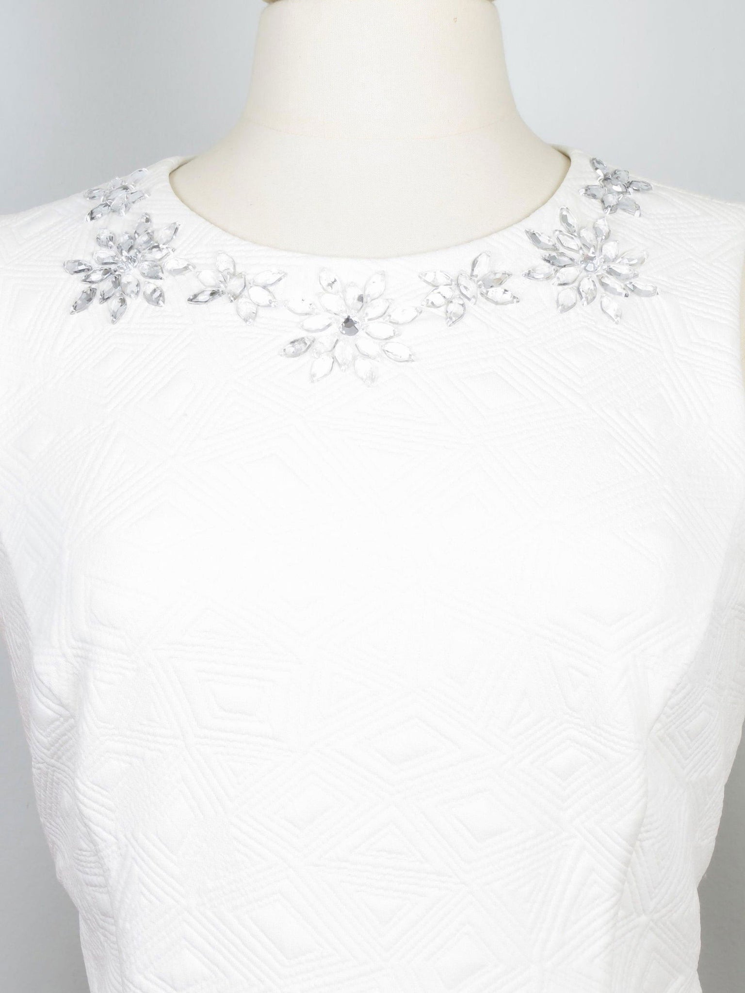 Cream Retro Vintage Style 1960s Short Wedding Dress 12 - The Harlequin