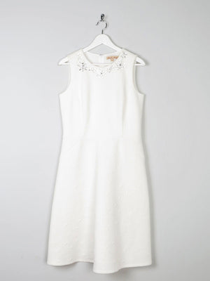 Cream Retro Vintage Style 1960s Short Wedding Dress 12 - The Harlequin