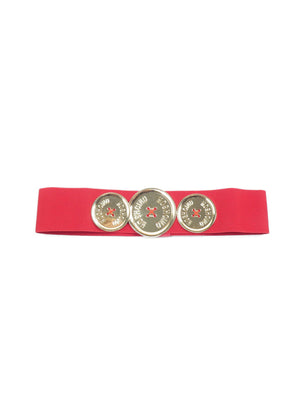 Designer Style Elastic Waspie Belt Available In Three Colours - The Harlequin