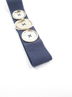 Designer Style Elastic Waspie Belt Available In Three Colours - The Harlequin