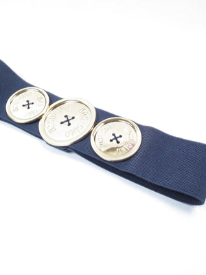 Designer Style Elastic Waspie Belt Available In Three Colours - The Harlequin