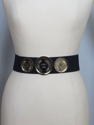 Designer Style Elastic Waspie Belt Available In Three Colours - The Harlequin