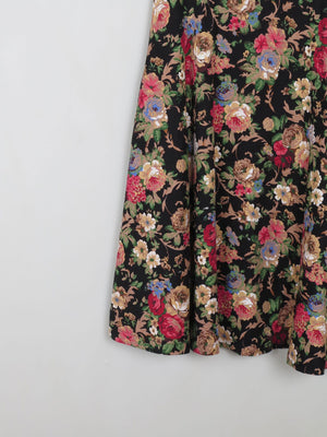 Floral Vintage 1950s Style Dress 14 - The Harlequin