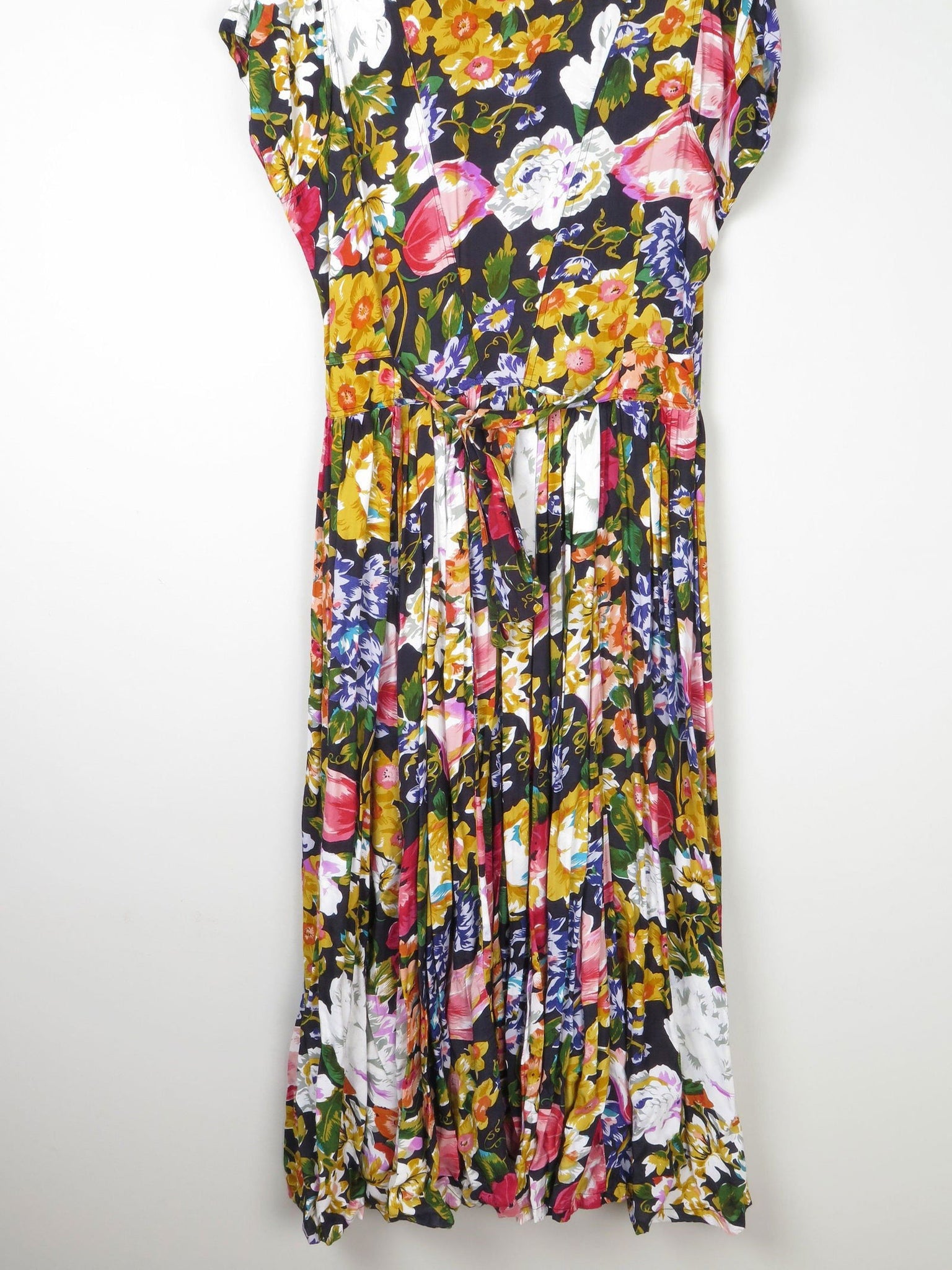 Floral Vintage Long Dress 10/12 - The Harlequin