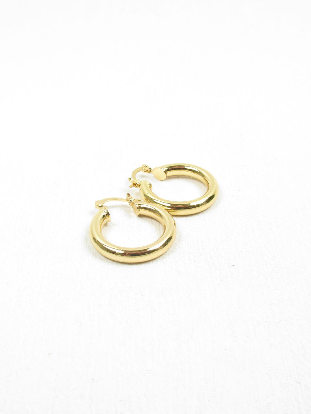 Gold Plated Hoop Earrings - The Harlequin