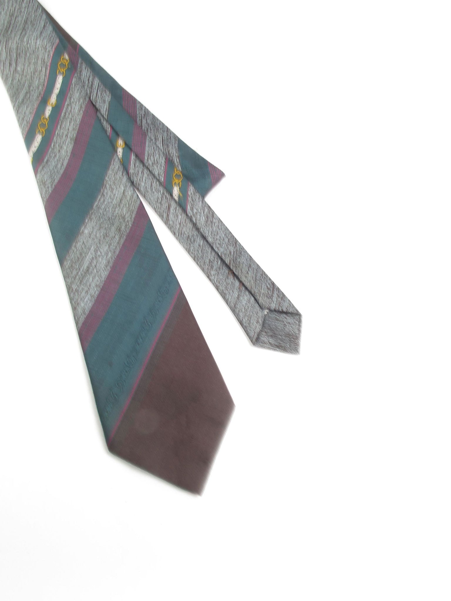 Green & Brown Vintage Tie - The Harlequin