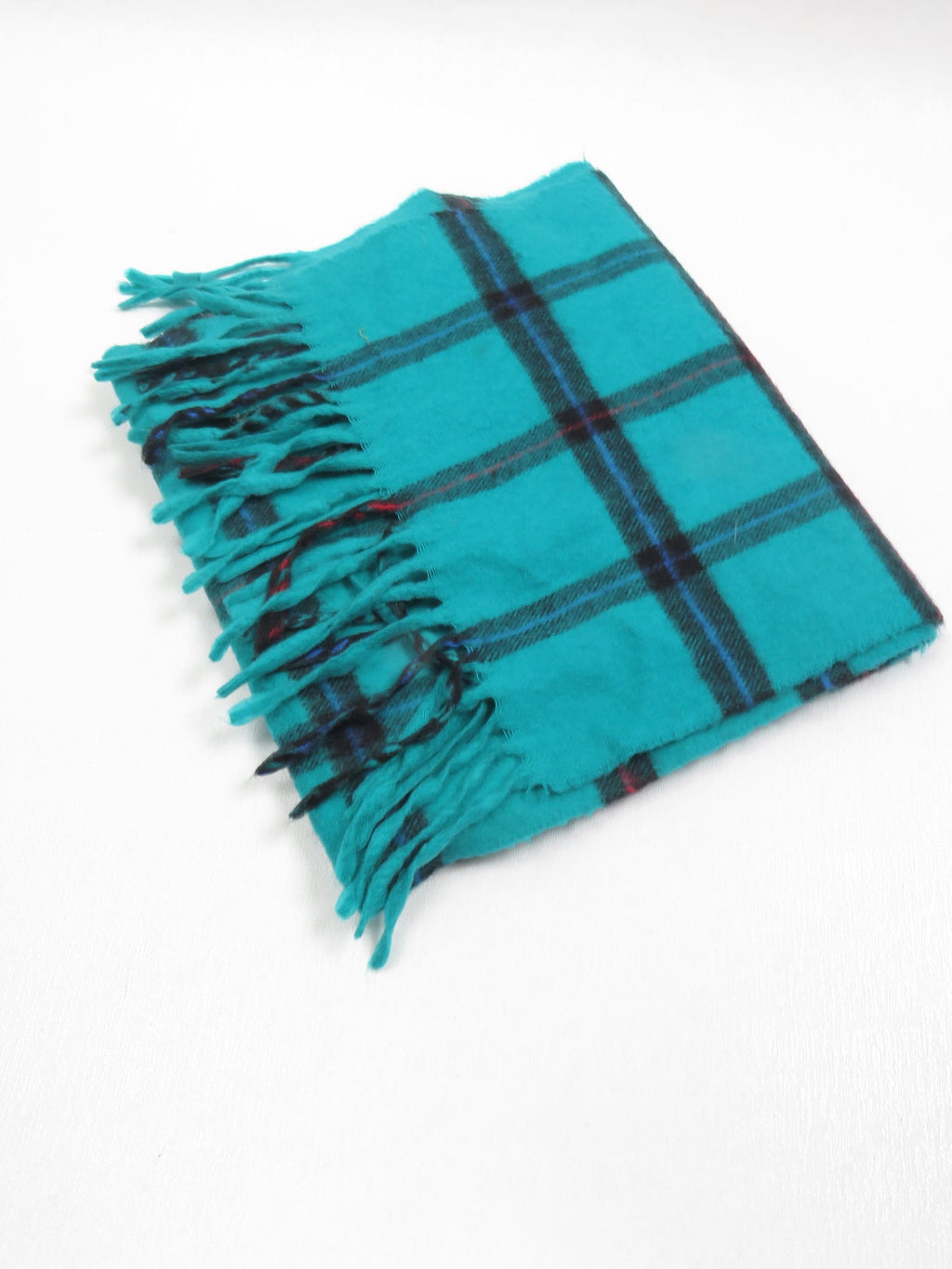 Green Vintage Fleece Scarf - The Harlequin