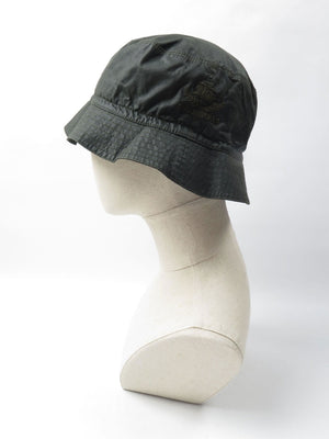 Green Waxed Vintage Burberry Bucket hat 57/S - The Harlequin