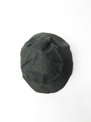Green Waxed Vintage Burberry Bucket hat 57/S - The Harlequin
