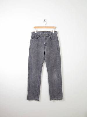 Grey Vintage Levi's Jeans 501s 32" - The Harlequin