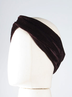 Half Turban Velvet Headband - The Harlequin