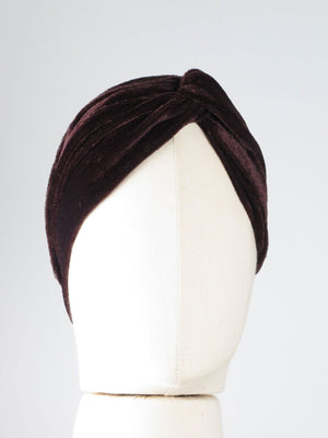 Half Turban Velvet Headband - The Harlequin