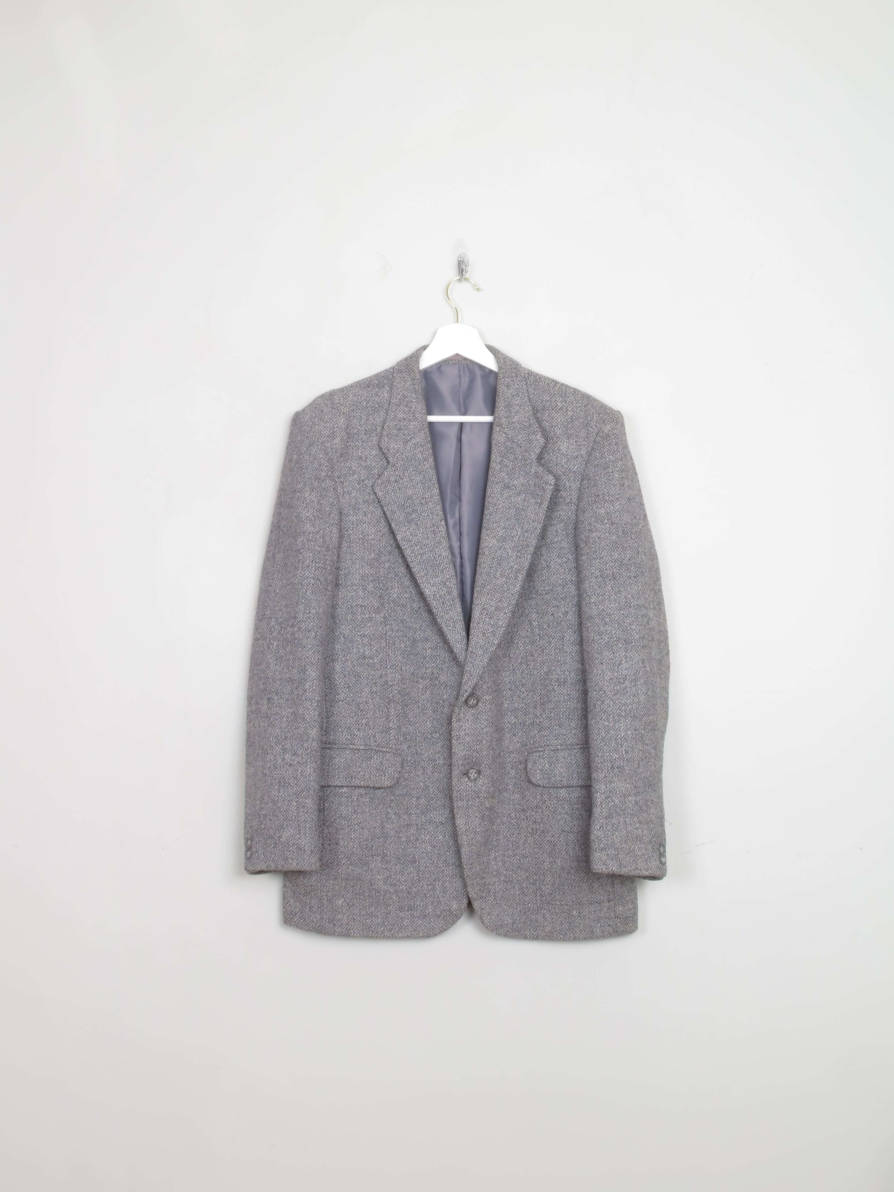 theredthread tweed tucked jacket gray