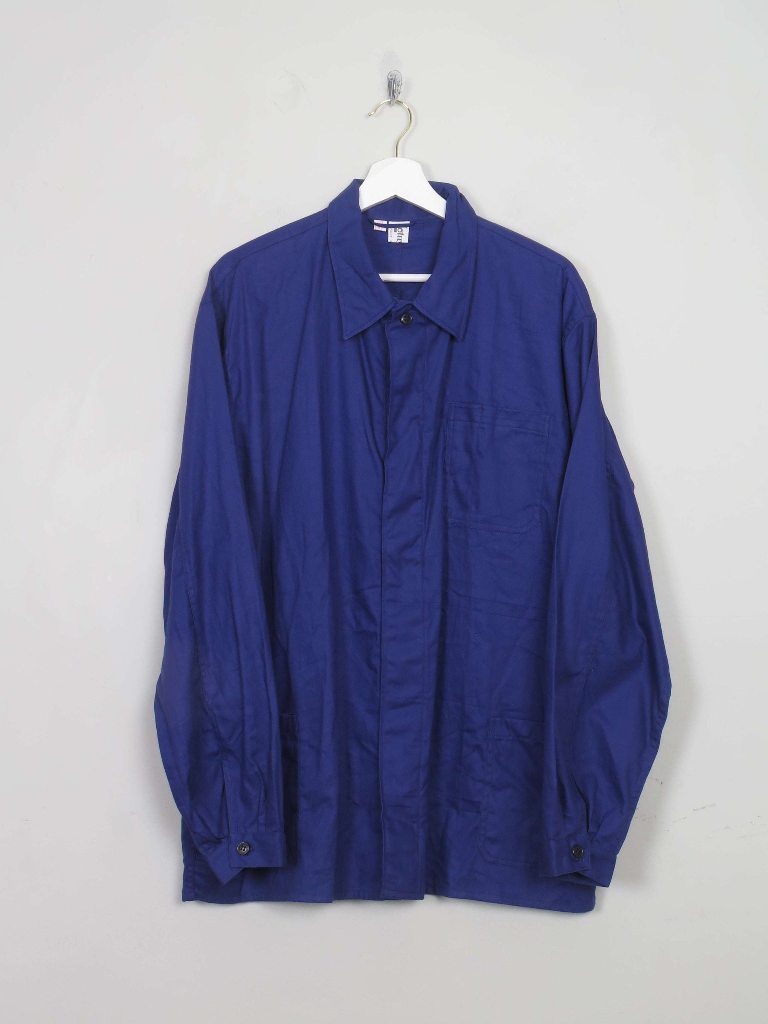 Mens Vintage Blue Work Jacket Unworn L