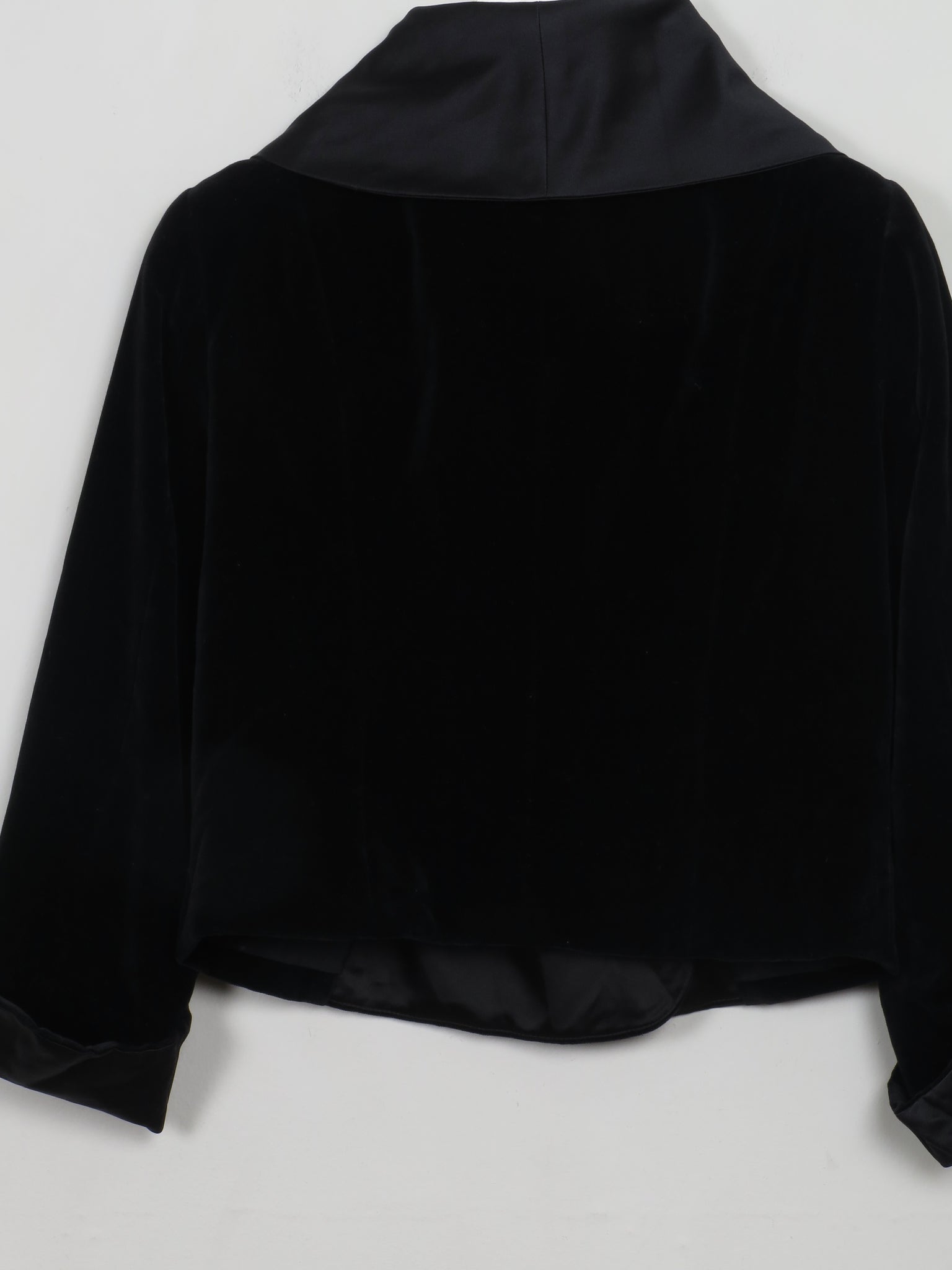 Women's Cropped Velvet Jacket S