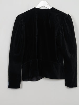 Women's Vintage Velvet Jacket With Studs M