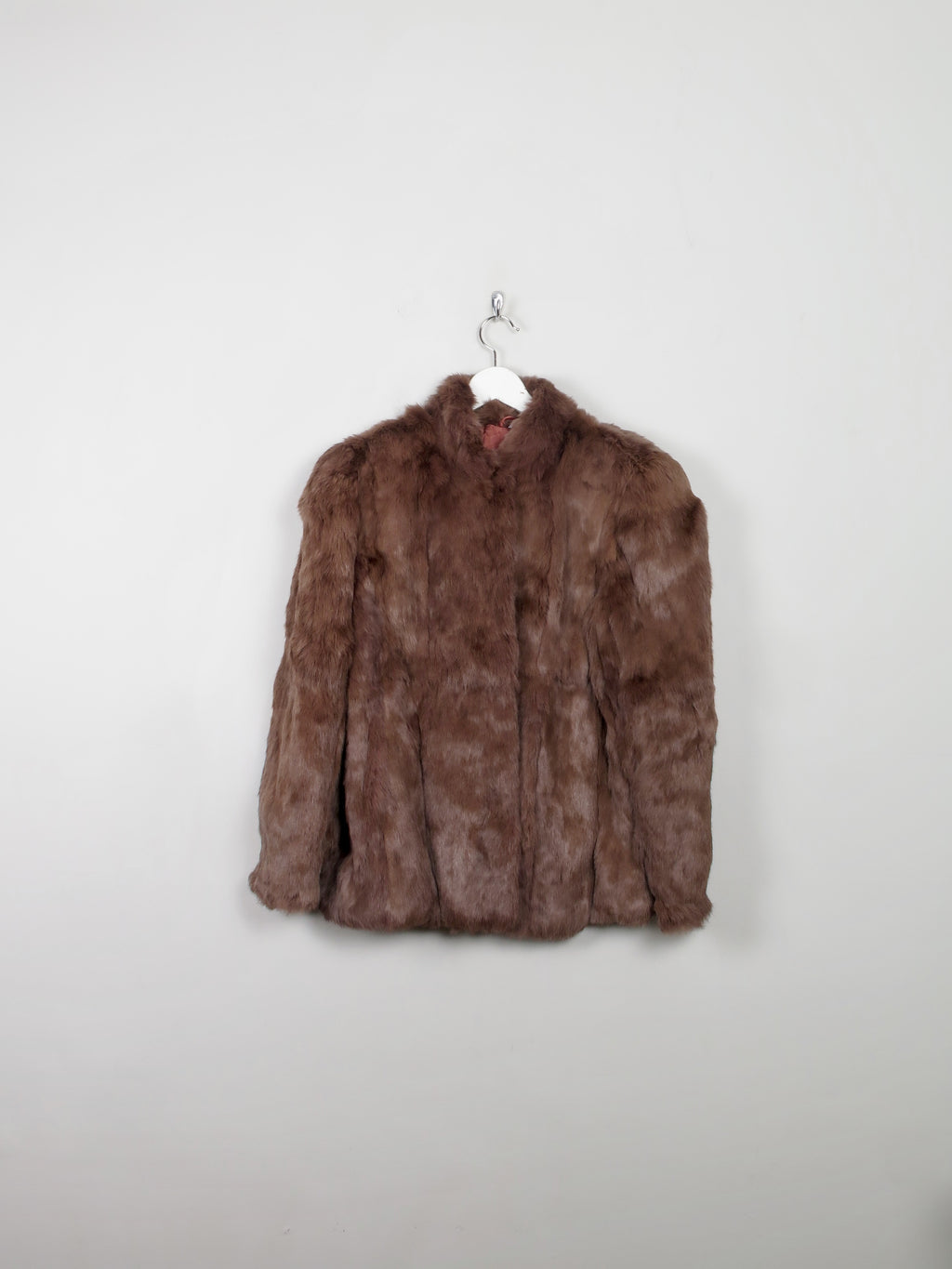 Women's Vintage Brown Fur Jacket S/M