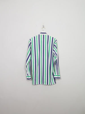 Men's Vintage Striped Shirt M - The Harlequin