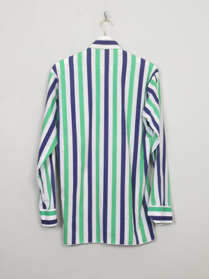 Men's Vintage Striped Shirt M - The Harlequin