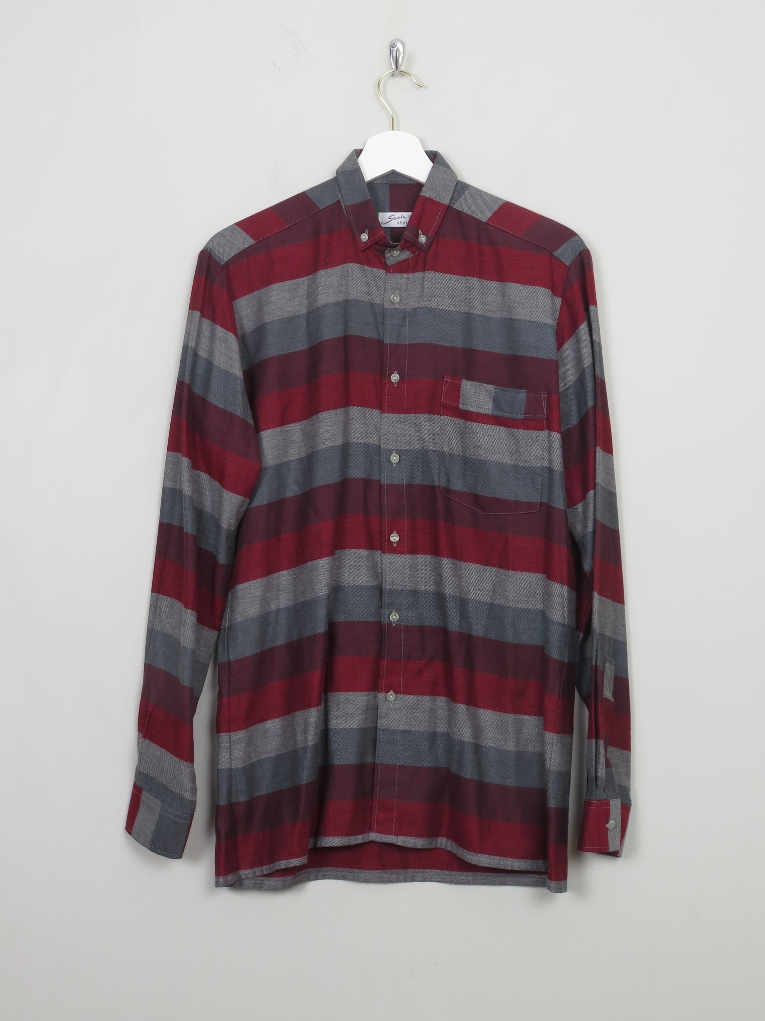 Men's Vintage Striped Shirt S - The Harlequin