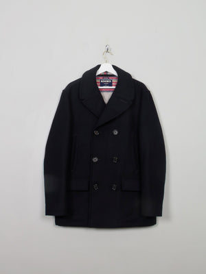 Men's Vintage Style  Navy Bonobos Peacoat L - The Harlequin