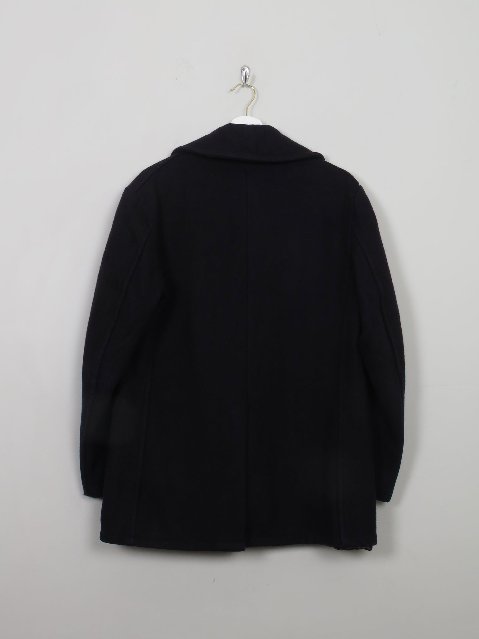 Men's Vintage Navy Peacoat 40/42"