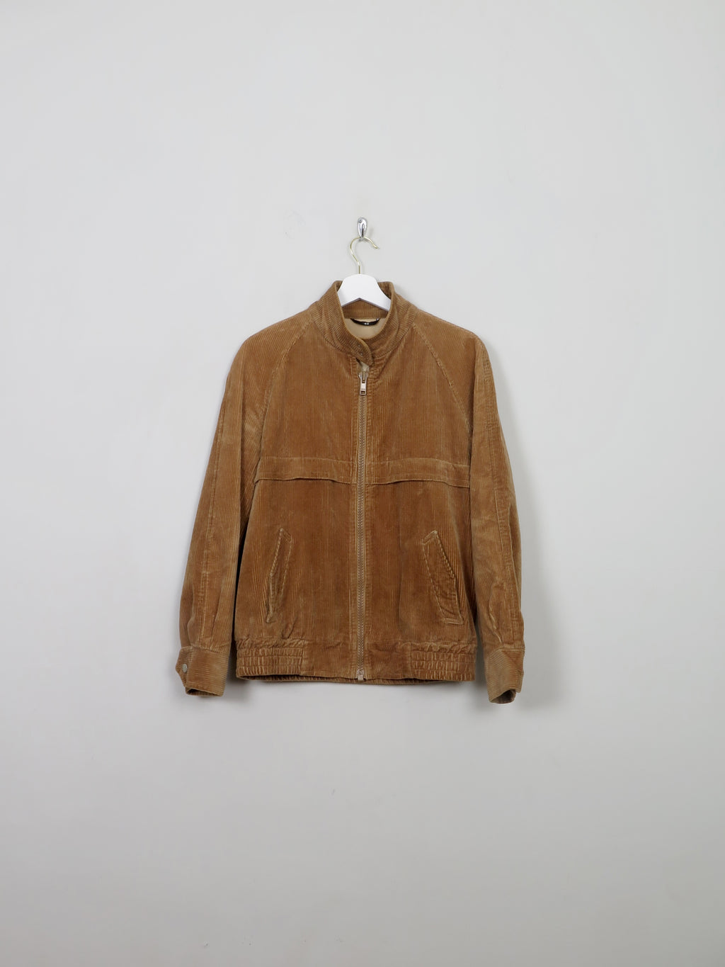 Men's Vintage Tan Cord Bomber Jacket XS/S