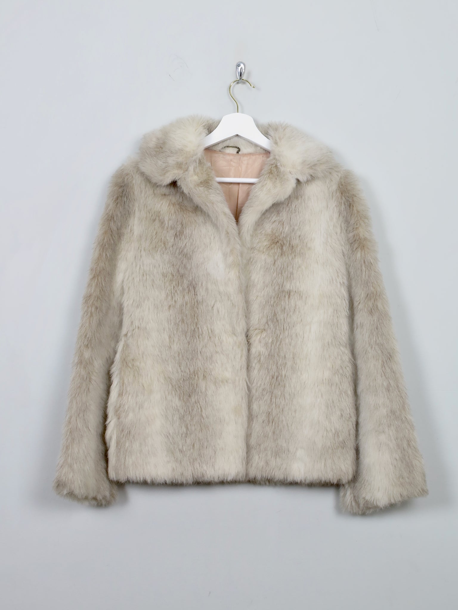 Women's Vintage Faux Fur Jacket XS