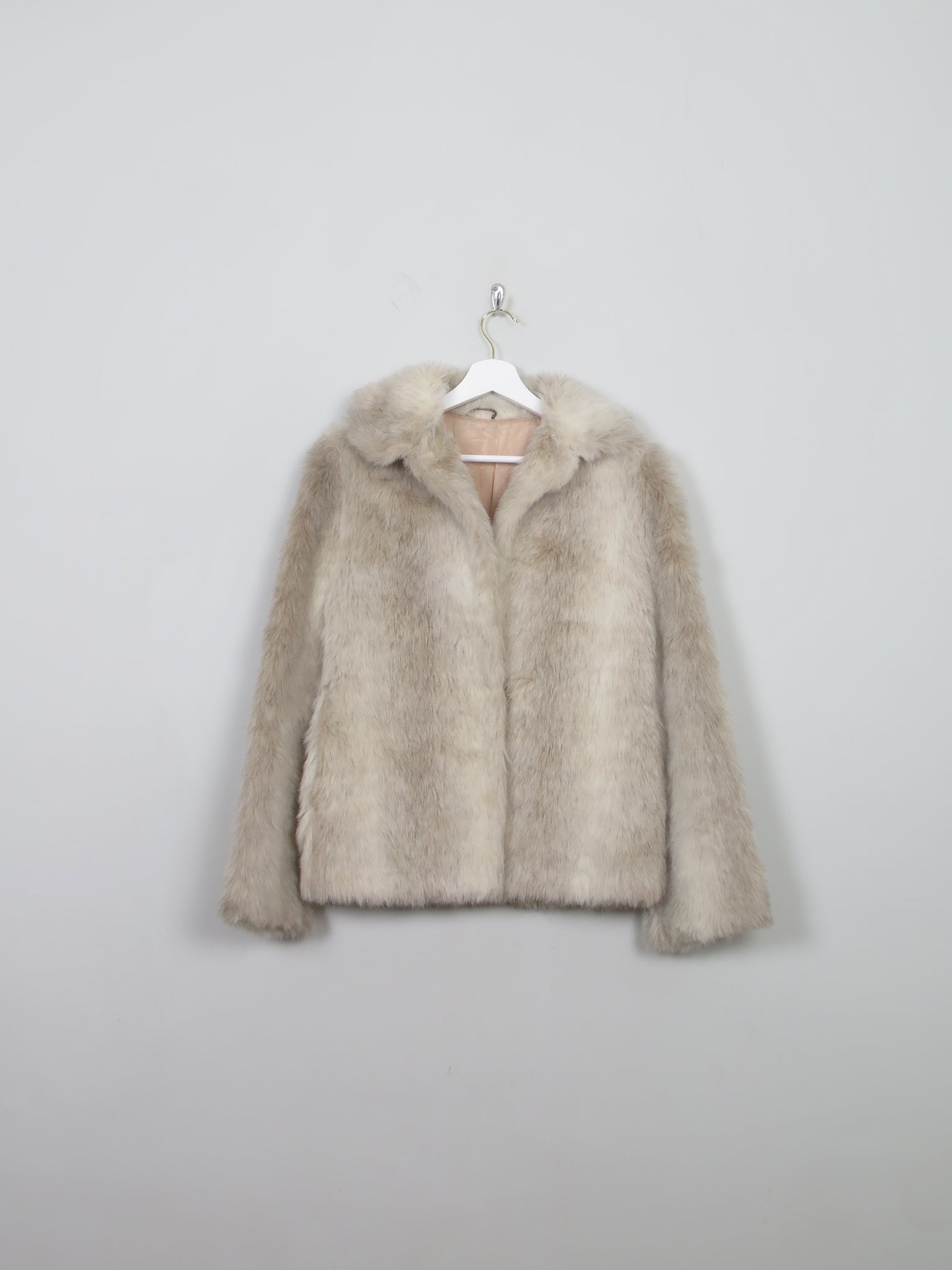 Women's Vintage Faux Fur Jacket XS