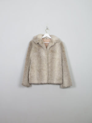 Women's Vintage Faux Fur Jacket XS