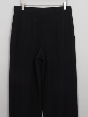 Women's Vintage Black High Waited Trousers 30" W