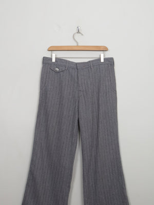 Men's Vintage Wool Farrah Trousers 32"W 31"L