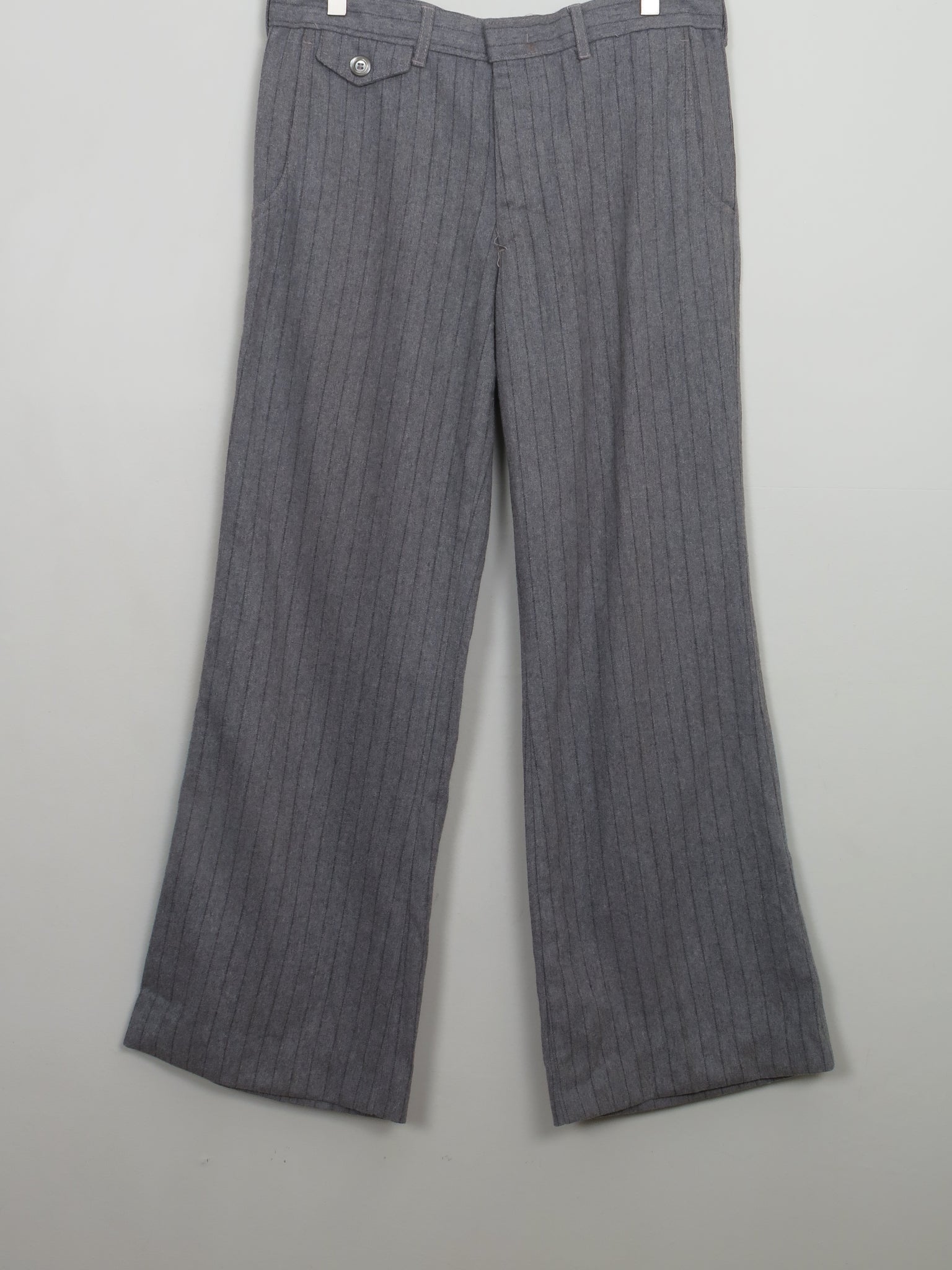 Men's Vintage Wool Farrah Trousers 32"W 31"L