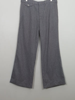 Men's Vintage Wool Farrah Trousers 32"W 31"L