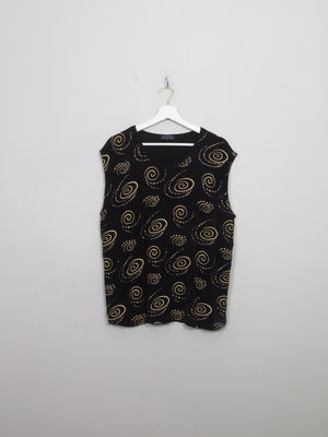 Women's Vintage Patterned Top XL/XXL