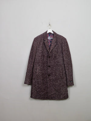 Men's Vintage Style Ted Baker Mohair Herringbone Coat XL/XXL/6