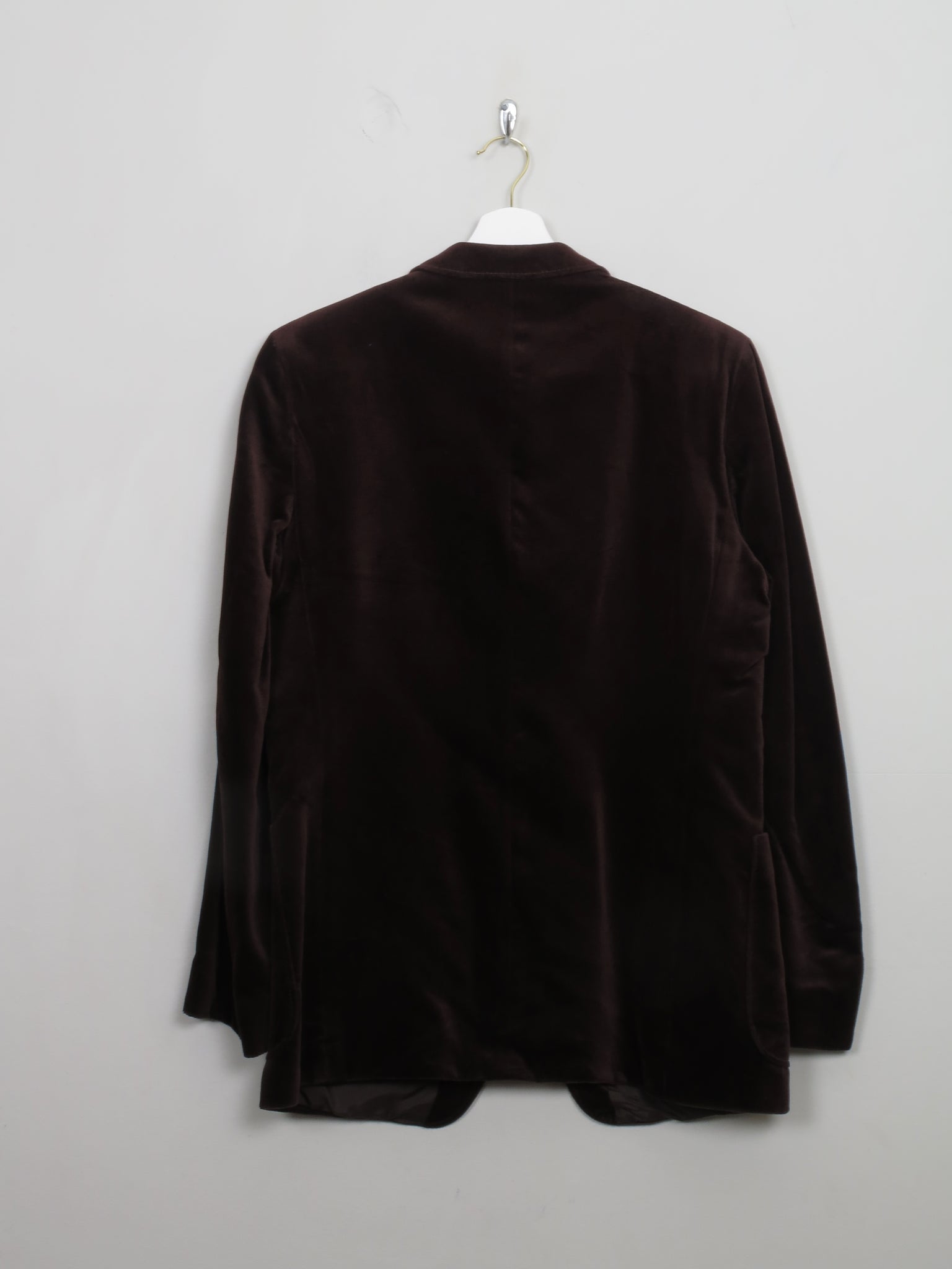 Men's Vintage Brown Velvet Jacket 38"